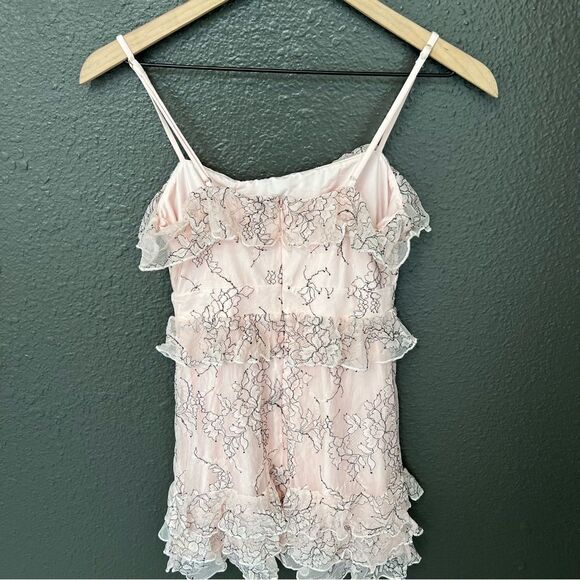 NWT Revolve x Lovers + Friends Adaline Mini Dress in Soft Blush | size XS - Picture 12 of 13